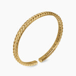 CHEVRON FLEX BRACELET 18K Yellow Gold, 5.2mm