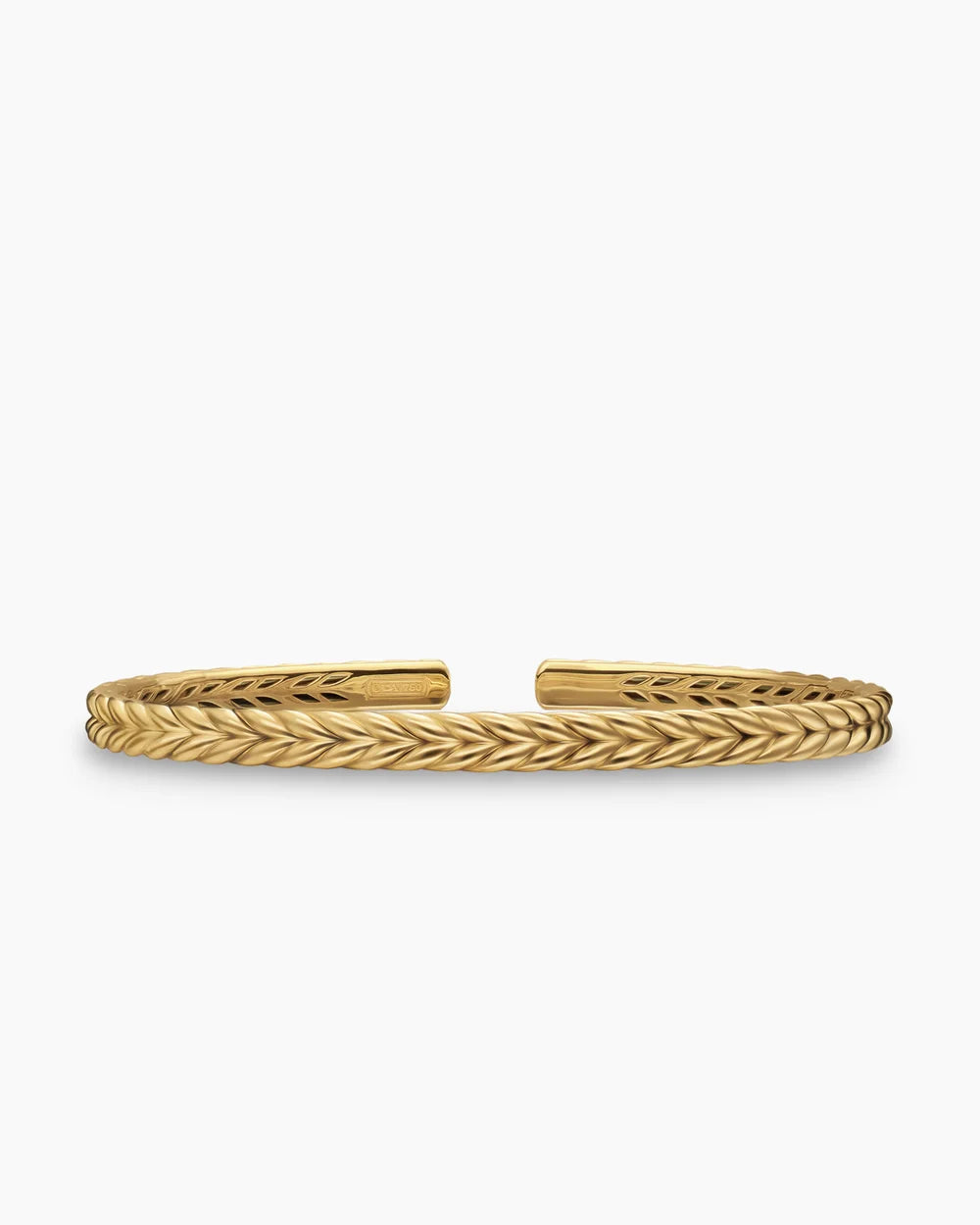 CHEVRON FLEX BRACELET 18K Yellow Gold, 5.2mm