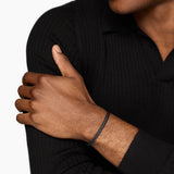 CHEVRON FLEX BRACELET Black Titanium, 5.2mm