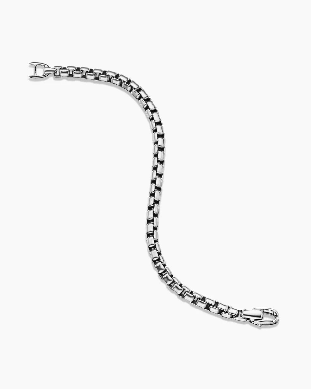 BOX CHAIN BRACELET Sterling Silver, 5mm
