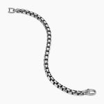 Box Chain Bracelet in Sterling Silver