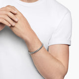 Box Chain Bracelet in Sterling Silver