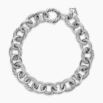 OVAL LINK CHAIN BRACELET Sterling Silver, 10mm