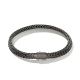 Icon Bracelet, Dark Silver, 6.5MM