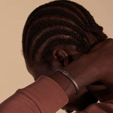 Icon Bracelet, Dark Silver, 6.5MM