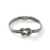 Love Knot Bracelet, Sterling Silver, 7MM