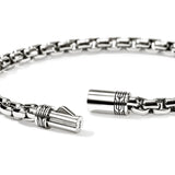 Box Chain Bracelet, Sterling Silver, 4.8MM