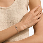 JH Essential Cross Bracelet, Sterling Silver