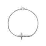 JH Essential Cross Bracelet, Sterling Silver
