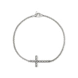 JH Essential Cross Bracelet, Sterling Silver