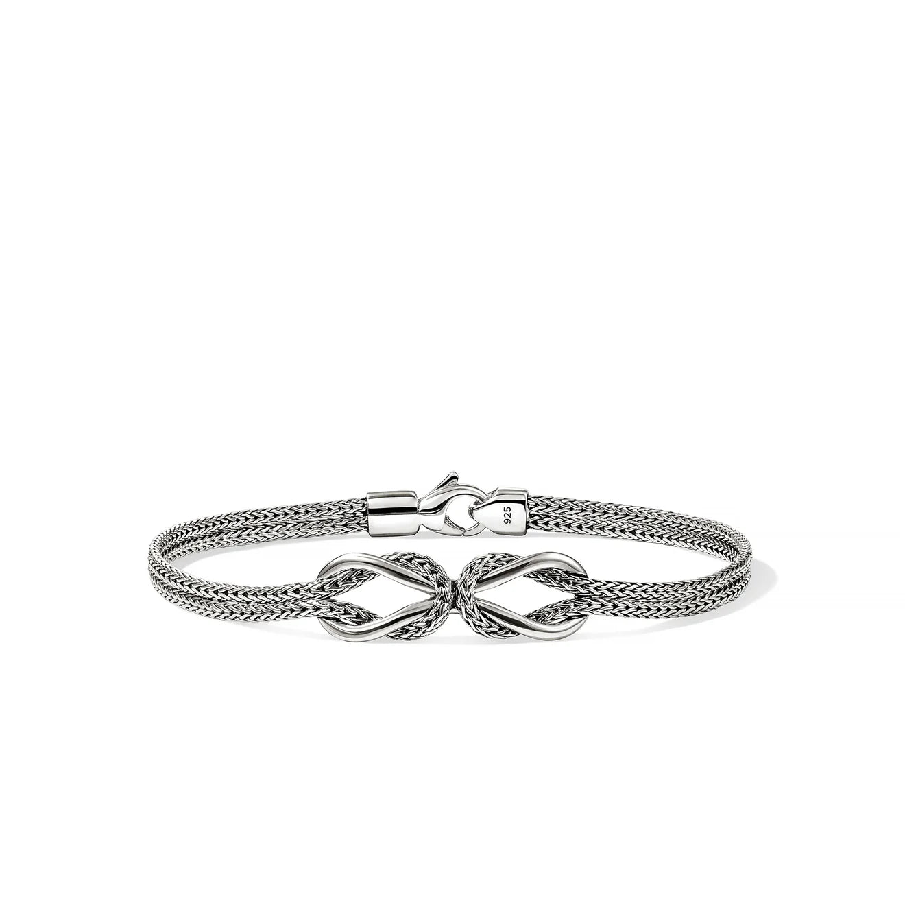 Infinite Love Knot Bracelet, Sterling Silver, 3.6MM