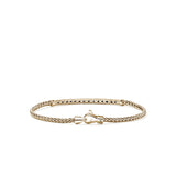 JH Essential Pavé Bracelet, Gold, Diamonds, 2.5MM