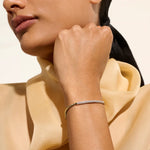 JH Essential Pavé Bracelet, Gold, Diamonds, 2.5MM
