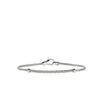 JH Essential Pavé Bracelet, Sterling Silver, Diamonds, 1.8MM