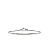 JH Essential Pavé Bracelet, Sterling Silver, Diamonds, 1.8MM