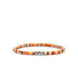 Heishi Bracelet, Sterling Silver, 4MM