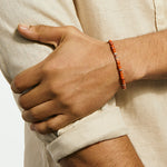 Heishi Bracelet, Sterling Silver, 4MM