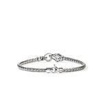 Naga Bracelet, Sterling Silver, Blue Sapphires, 3.5MM