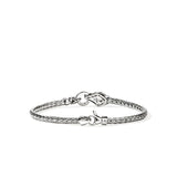 Naga Bracelet, Sterling Silver, Blue Sapphires, 3.5MM