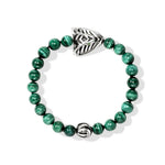 Legends Cobra Bracelet, Sterling Silver, Malachite, 8MM