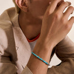 Heishi Chain Bracelet in Turquoise
