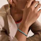 Heishi Chain Bracelet in Turquoise