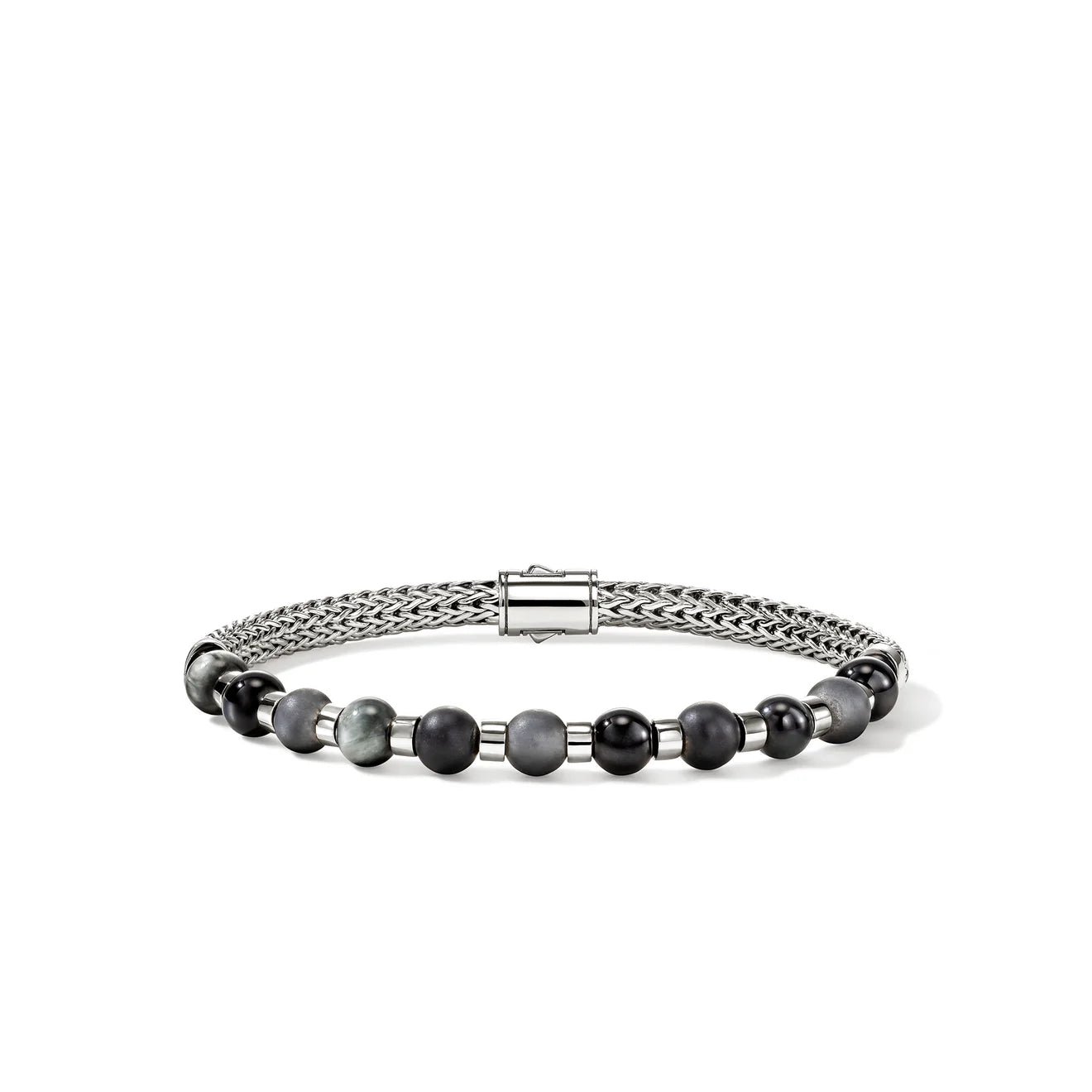 Beaded Bracelet, Sterling Silver, Hardstones