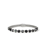 Beaded Bracelet, Sterling Silver, Hardstones
