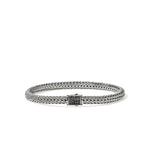 Icon Bracelet, Sterling Silver, Gemstones, 5MM