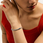 Icon Bracelet, Sterling Silver, Gemstones, 5MM