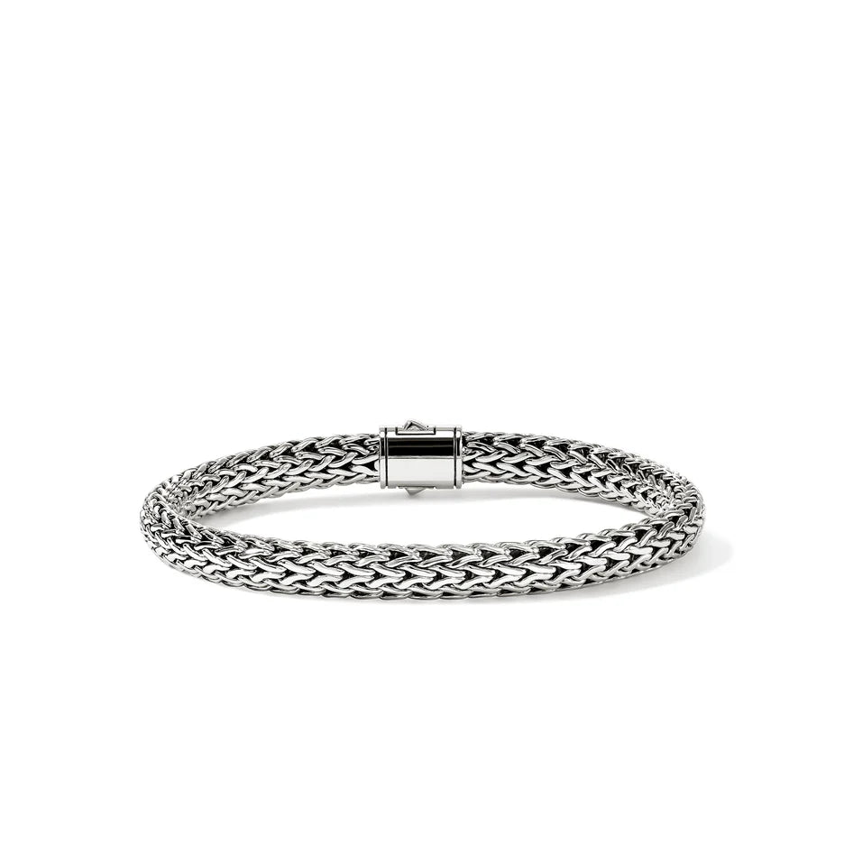 Icon Bracelet, Sterling Silver, Gemstones, 6.5MM