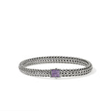 Icon Bracelet, Sterling Silver, Gemstones, 6.5MM