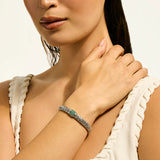 Icon Bracelet, Sterling Silver, Gemstones, 6.5MM