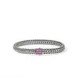 Icon Bracelet, Sterling Silver, Gemstones, 6.5MM