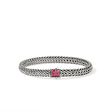 Icon Bracelet, Sterling Silver, Gemstones, 6.5MM