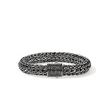Icon Bracelet, Dark Silver, Gemstones, 10.5MM