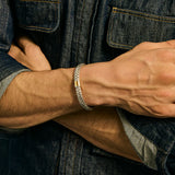 Icon Bracelet, Gold, Sterling Silver, 7.5MM