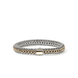 Icon Bracelet, Reversible, Gold, Sterling Silver, 8MM