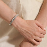 Icon Bracelet, Reversible, Gold, Sterling Silver, 8MM
