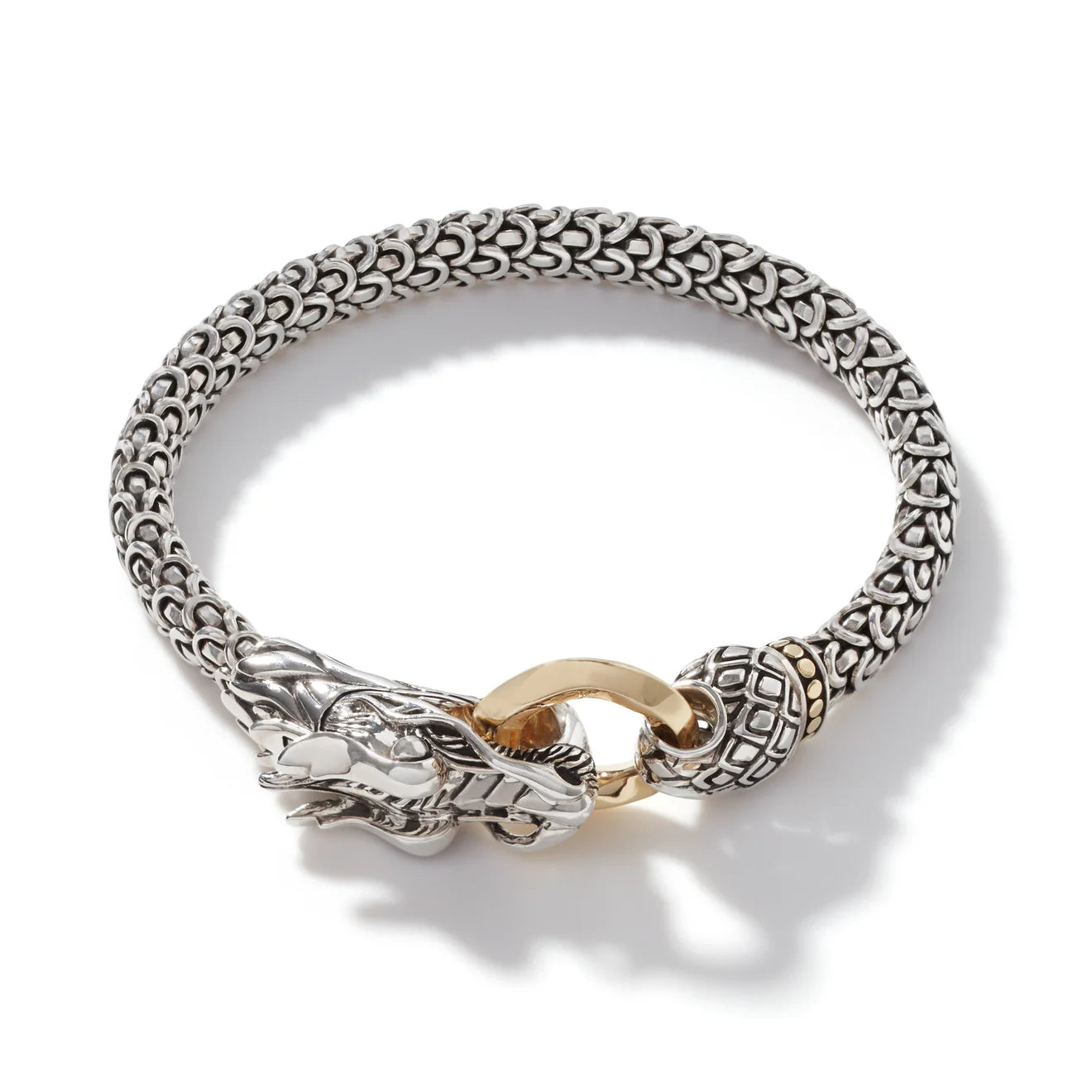 Naga Bracelet, Gold, Sterling Silver, 6MM