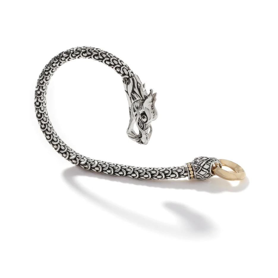 Naga Bracelet, Gold, Sterling Silver, 6MM