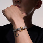 Naga Bracelet, Gold, Sterling Silver, 6MM
