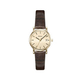 Benton 24.5 mm Gold-Tone Stainless-Steel Watch with Leather Strap