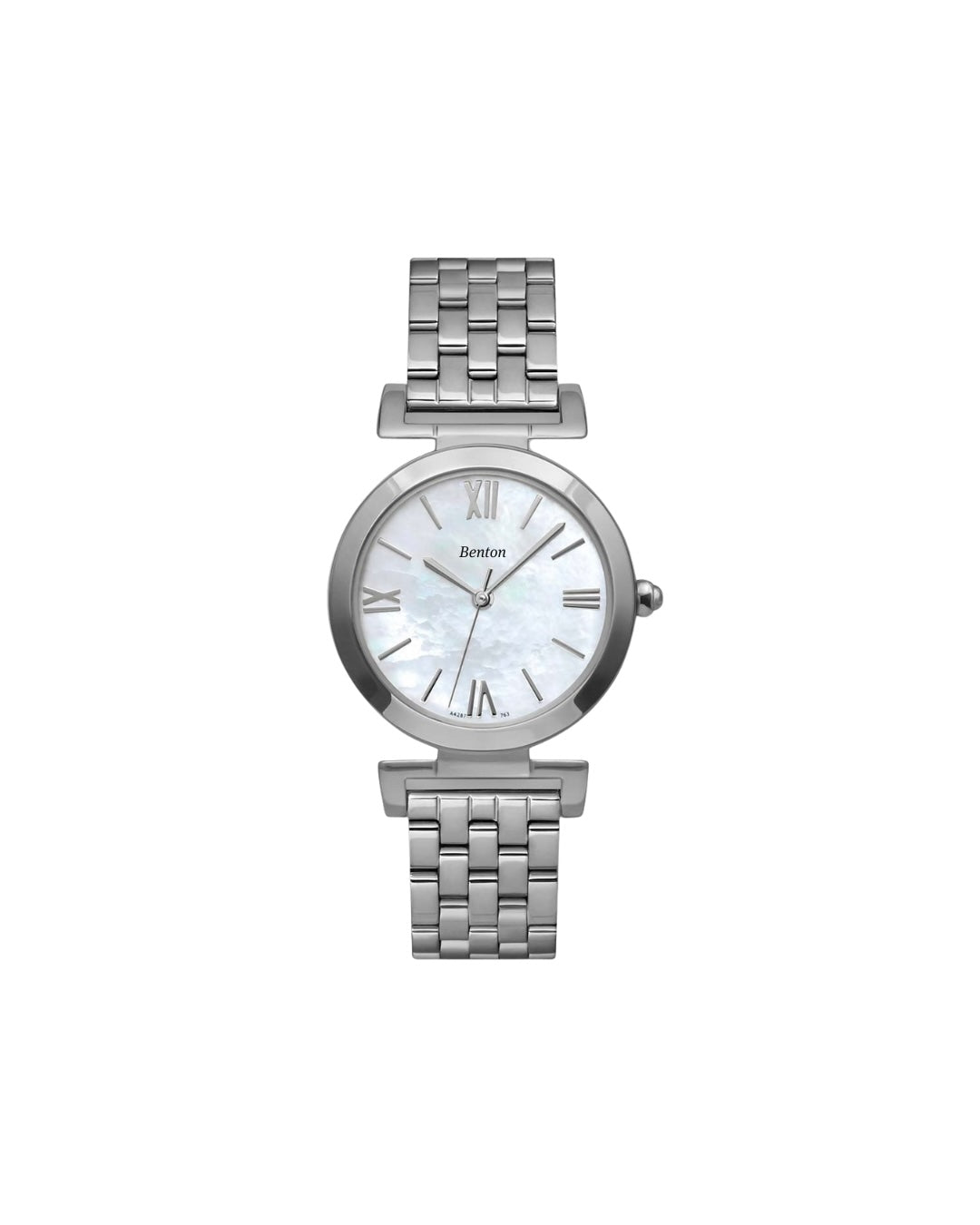 Benton 30 mm Stainless-Steel Watch with Mother-of-Pearl Dial
