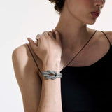 Classic Chain Silver Manah Double Row Bracelet