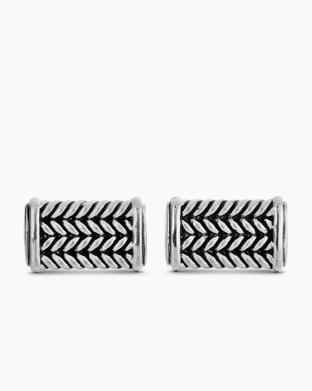 CHEVRON CUFFLINKS Sterling Silver, 22.8mm