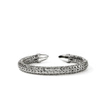 Spear 50 Flex Cuff, Sterling Silver, Diamonds