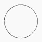 Box Chain Necklace in Sterling Silver, 3.6mm