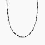 Box Chain Necklace Sterling Silver, 2.7mm