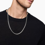 Box Chain Necklace in Sterling Silver, 5.2mm